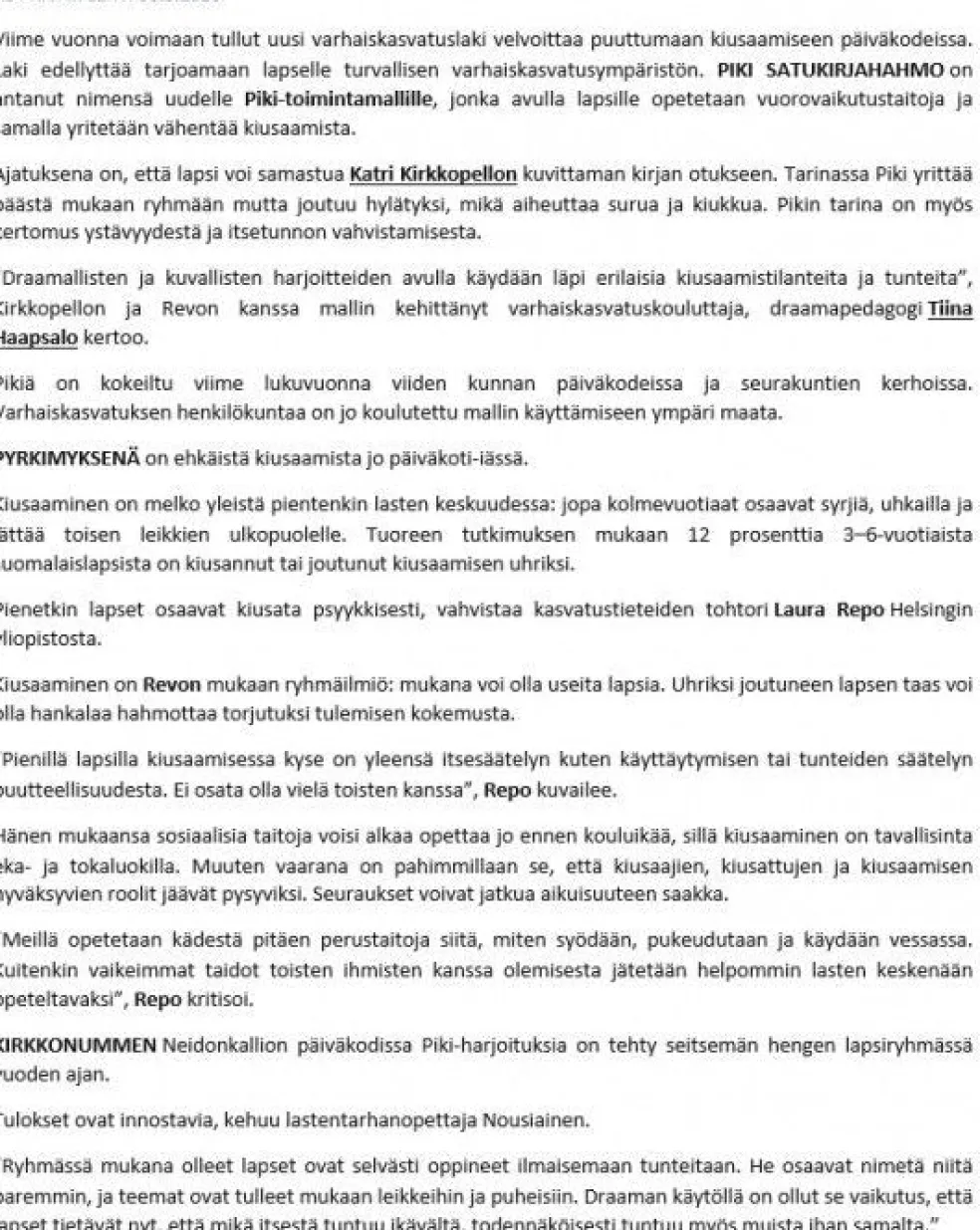 Mun ja sun juttu!