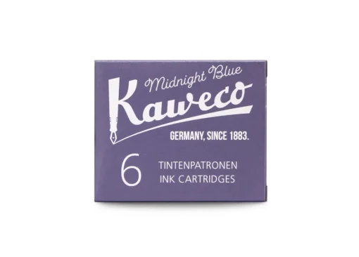 Mustepatruuna 6kpl Kaweco Ink Midnight Blue