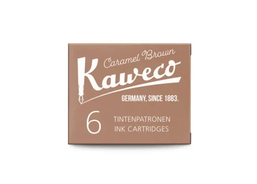 Mustepatruuna 6kpl Kaweco Ink Caramel Brown