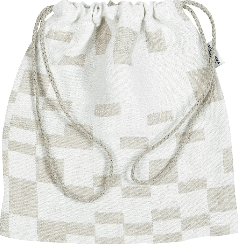 Narupussi Lapuan Kankurit Koodi 20x25cm, valko-pellava