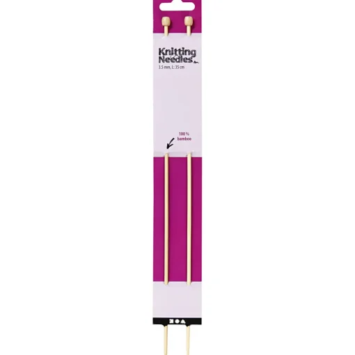 Neulepuikot nro 3,5 pituus 35 cm