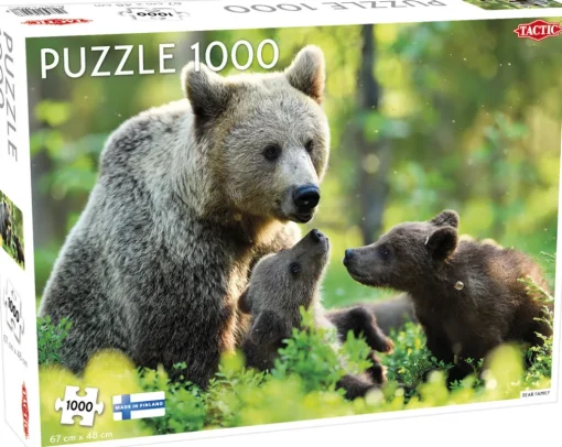 Palapeli 1000 palaa Bear Family