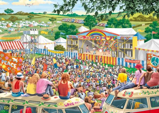 Palapeli 1000 palaa Summer Music Festival