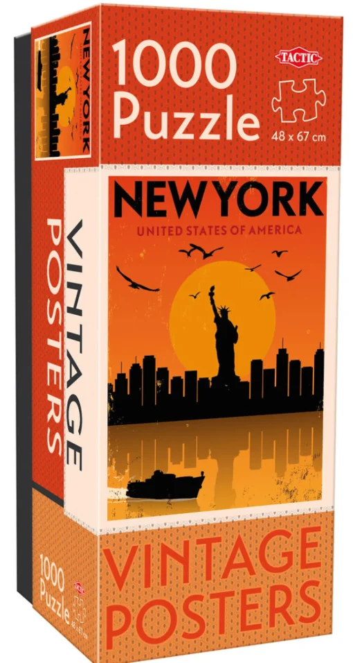 Palapeli 1000 palaa Vintage Cities New York