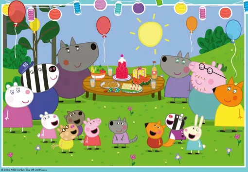 Palapeli 2 x 24 palaa Peppa Pig