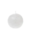 Pallokynttilä valkoinen metala 10 cm Amanda B