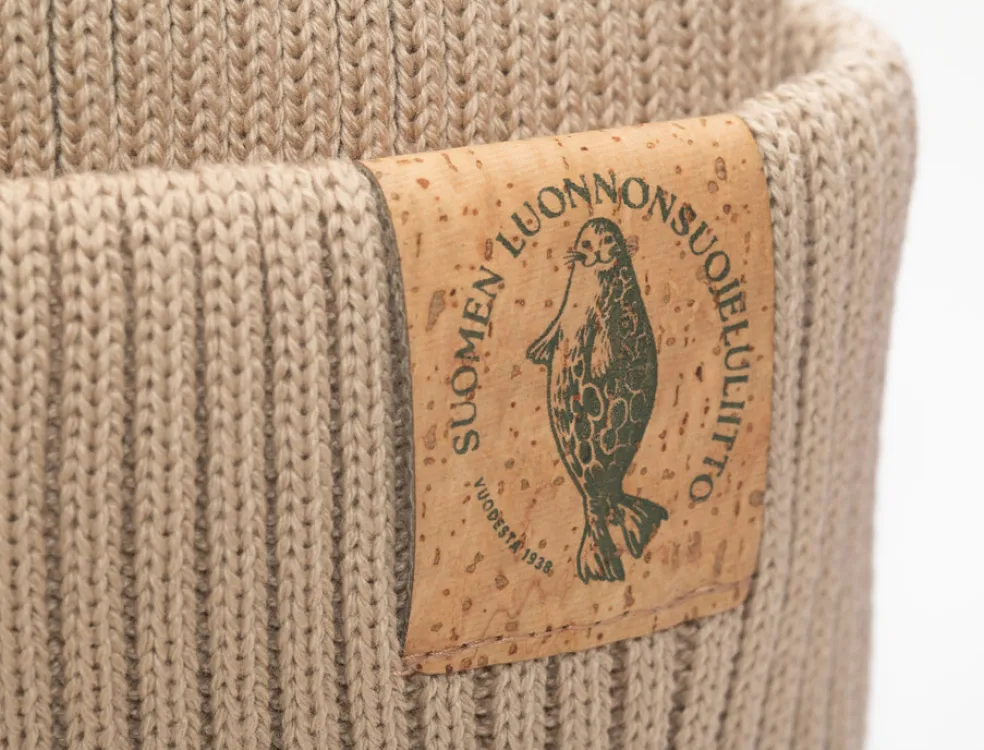 Pipo Norppa luomupuuvillaa, pellava Suomen Luonnonsuojeluliitto