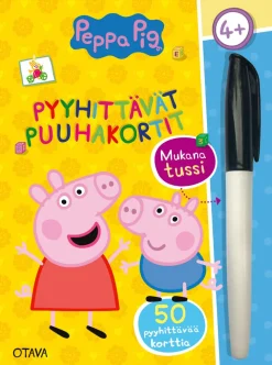Pipsa Possu Pyyhittävät puuhakortit