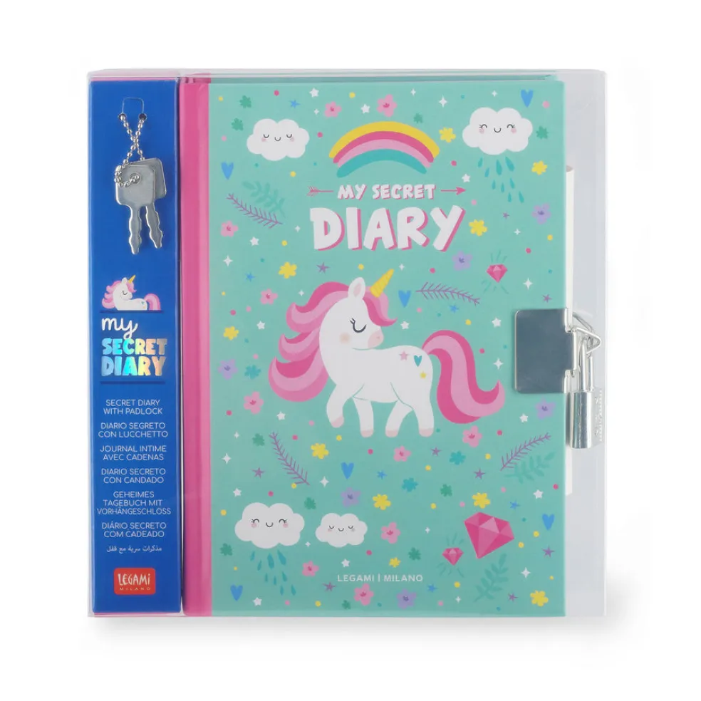 Päiväkirja lukolla Yksisarvinen vihreä Legami