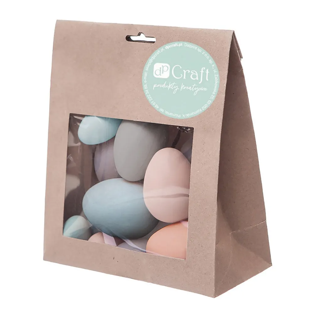 Pääsiäismunat 16kpl eri kokoja luonnon-pastellisävyt