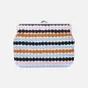 Puolikas kukkaro Marimekko Mini Räsymatto, valkoinen-vaaleankeltainen-oranssi-vaaleansininen