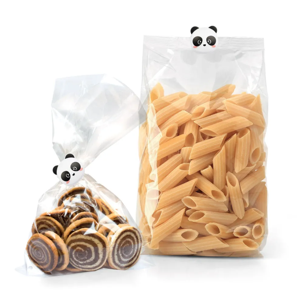 Pussiklipsit Panda Legami, 6 kpl