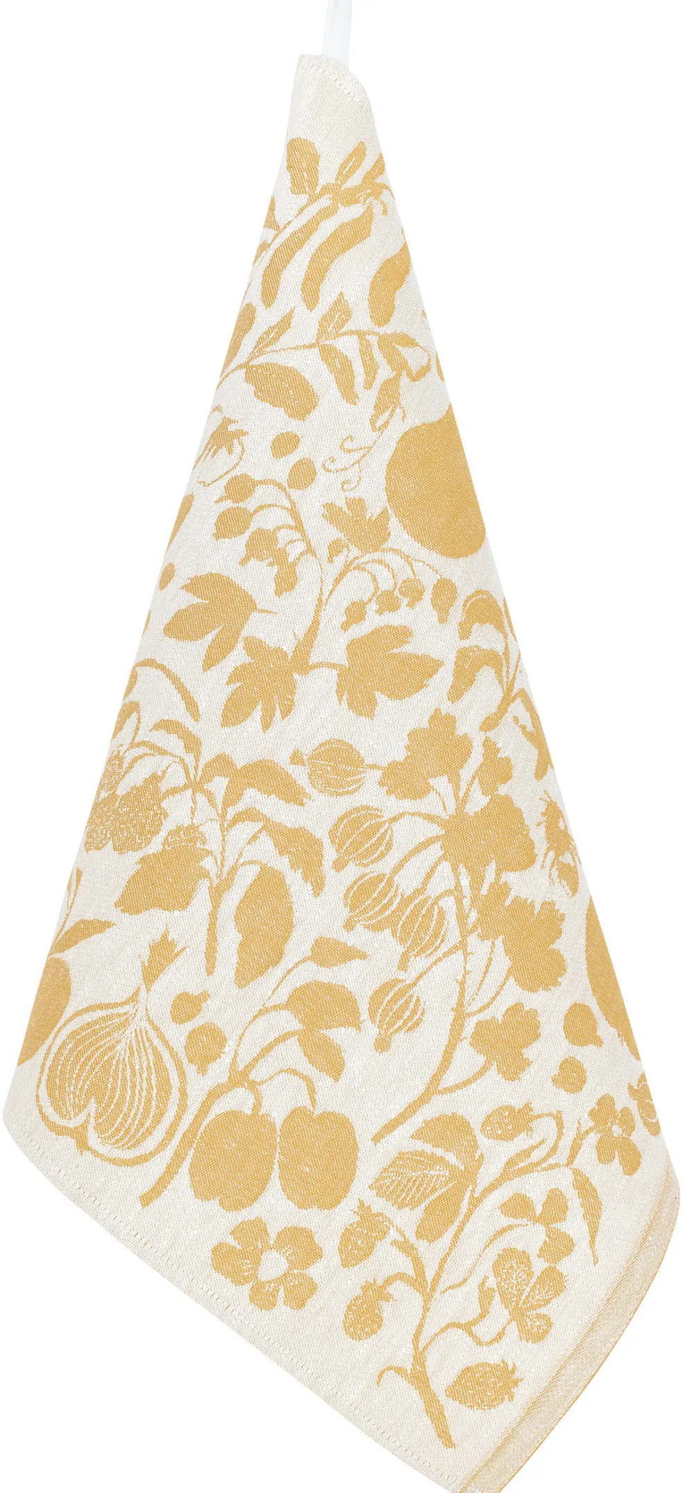 Pyyhe Lapuan Kankurit Puutarha 46x46cm, valko-lakka