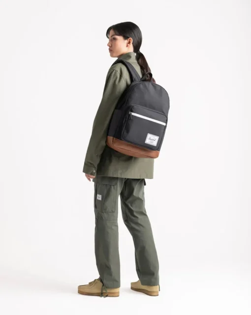 Reppu Herschel Pop Quiz Black Crosshatch