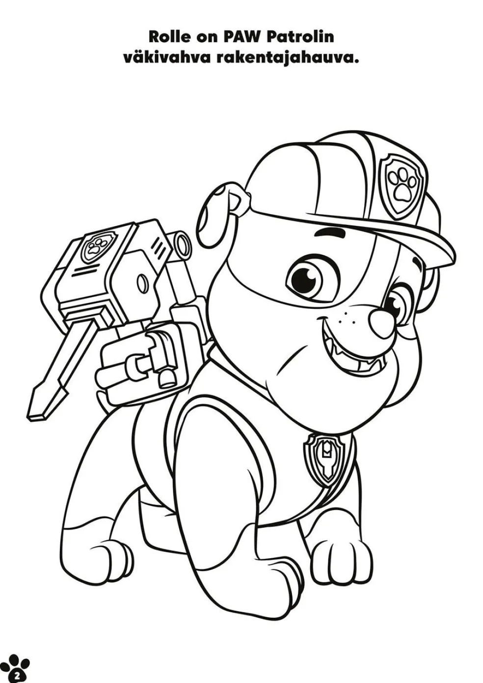 Ryhmä Hau - Paw Patrol Rollen värityskirja