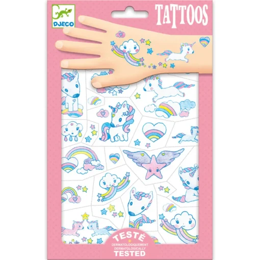 Siirtokuvatatuointi Unicorns Djeco