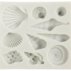 Silikonimuotti Kotilo ja simpukankuoret