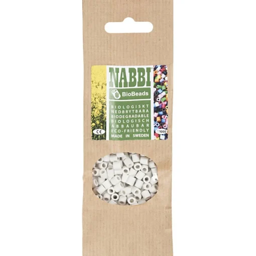 Silityshelmi 1000 kpl valkoinen Nabbi BioBeads