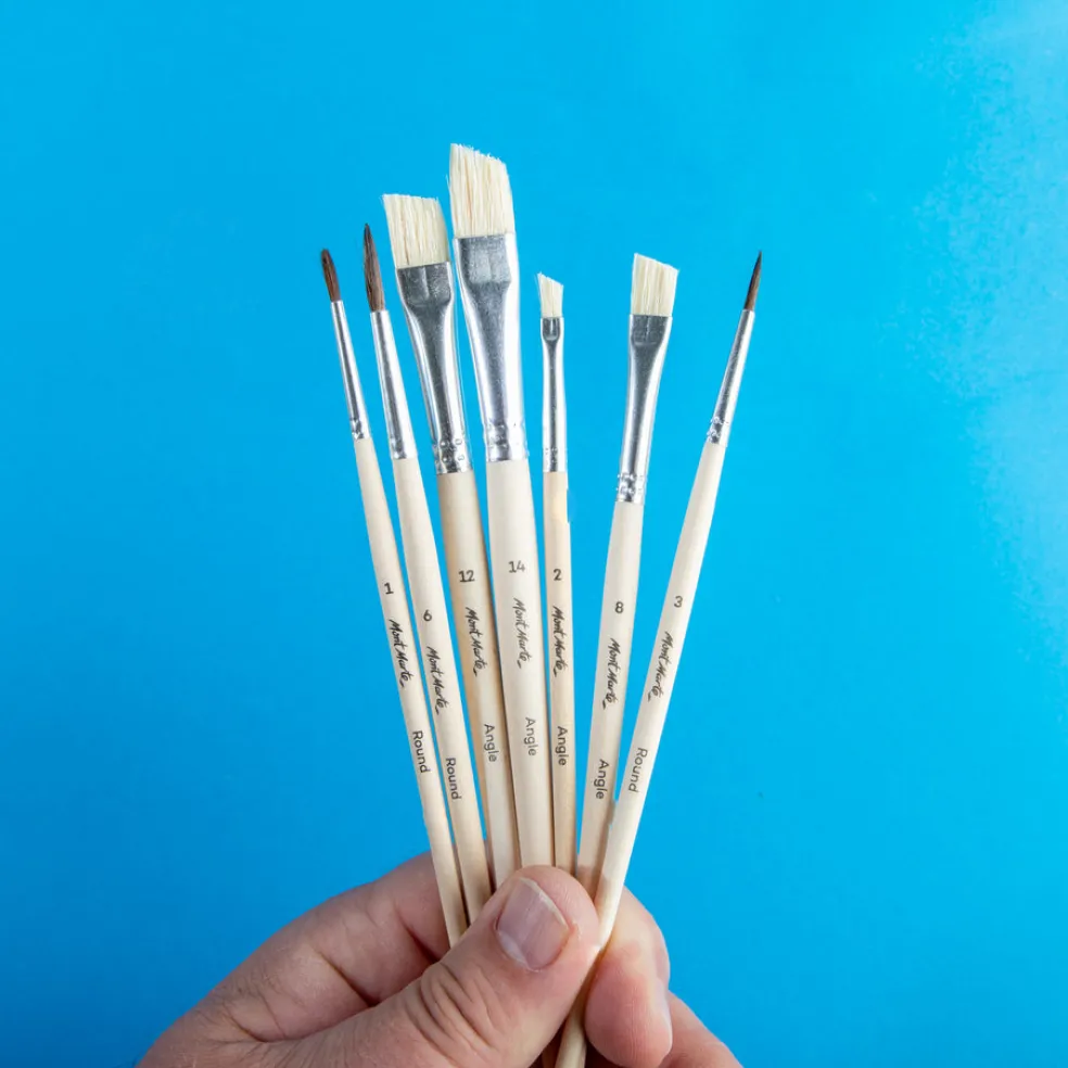 Sivellinsetti 13 kpl luonnonharja lajitelma Mont Marte