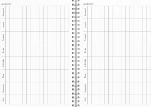Study Textile roosa 2025-2026 (lukuvuosikalenteri)