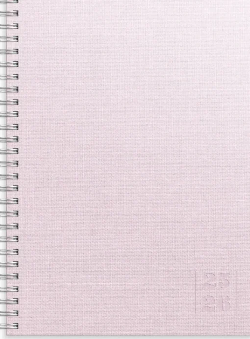 Study Textile roosa 2025-2026 (lukuvuosikalenteri)