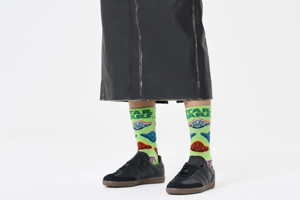 Sukat Happy Socks Star Wars™ Yoda Sock 36-40