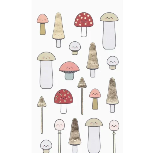 Tarra-arkki 4 kpl sienet Rico Design