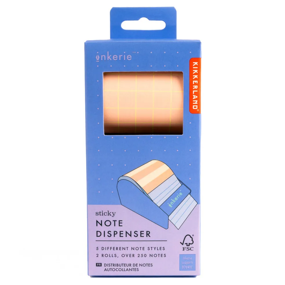 Tarralappuannostelija Inkerie Sticky Note Dispenser