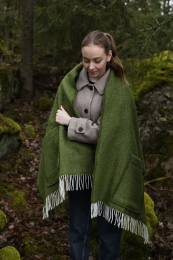 Taskuhuivi Lapuan Kankurit Arvo valko-oliivi