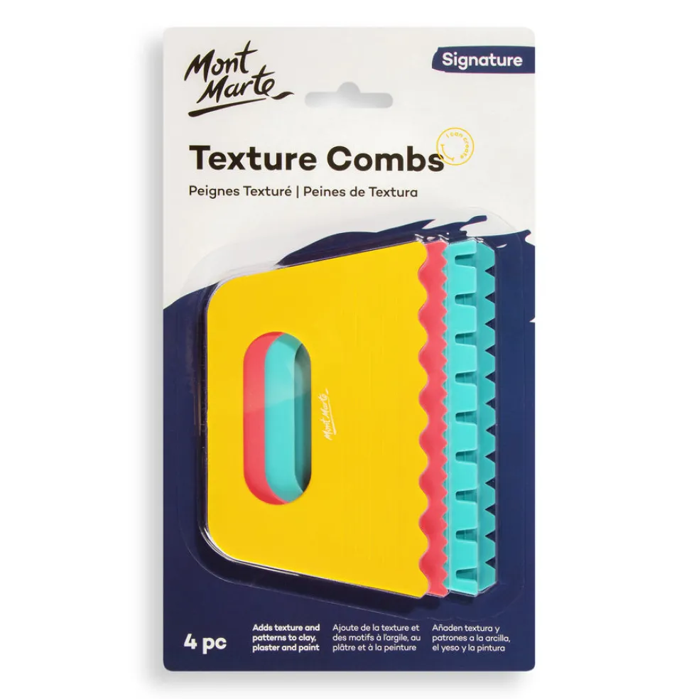 Tekstuurityövälineet 4 kpl Mont Marte