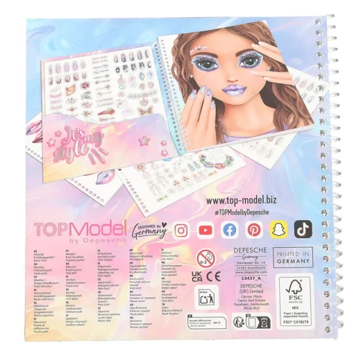 TOPModel Dress Me Up Face Tarrakirja