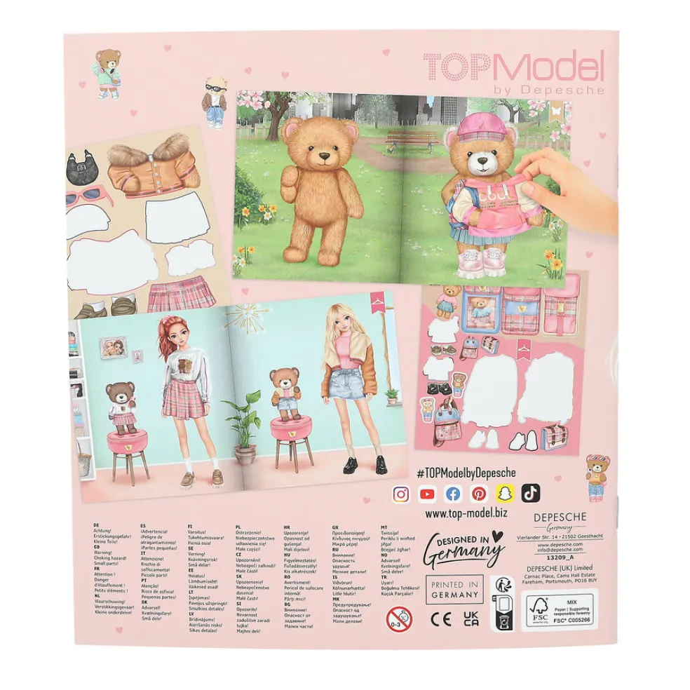 TOPModel Stickerworld TEAM TEDDY