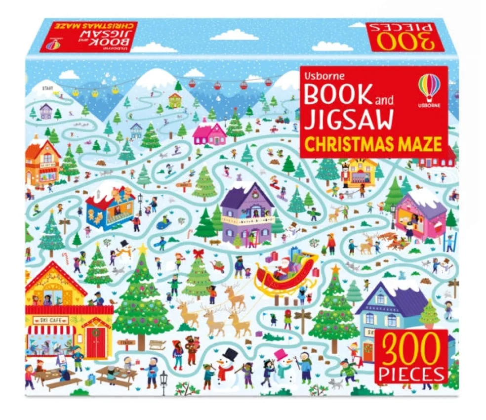 Usborne Book and Jigsaw Christmas Maze