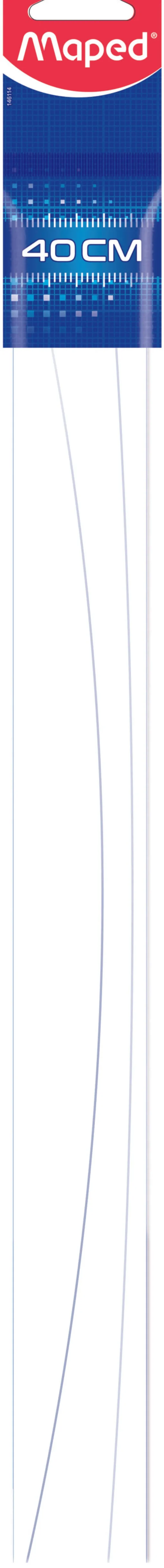 Viivain 40cm kirkas